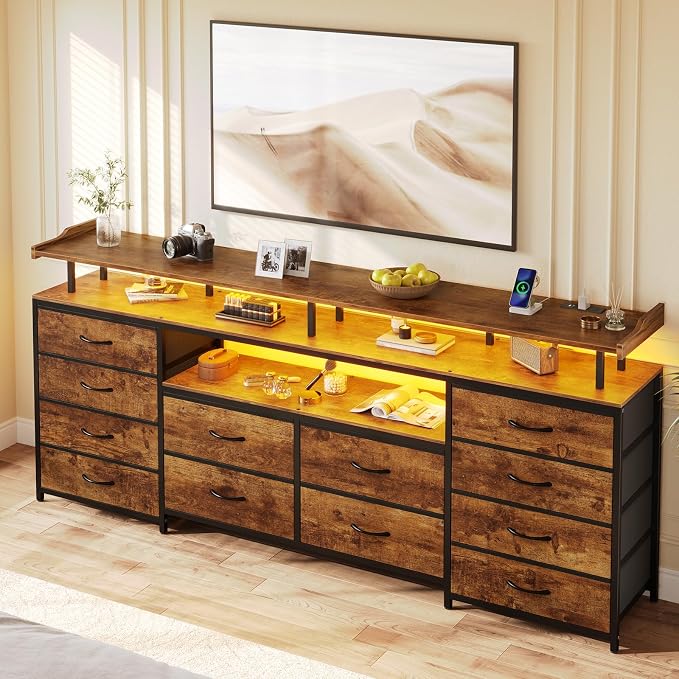 BTHFST 12 Drawers TV Stand Dresser - Image 6