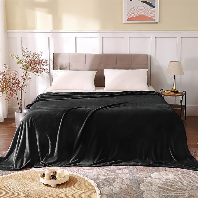 BEDELITE King Size Blanket for Bed, Luxury Plush Cozy Fuzzy Fleece Blanket - Image 2