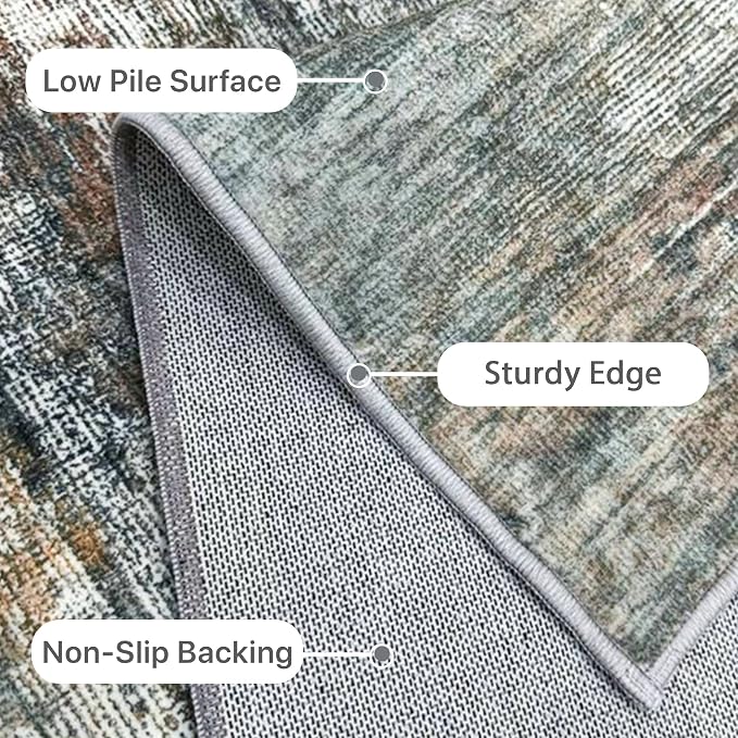 BEIMO Area Rugs 9x12 for Living Room Bedroom, Modern Abstract Machine Washable - Image 7