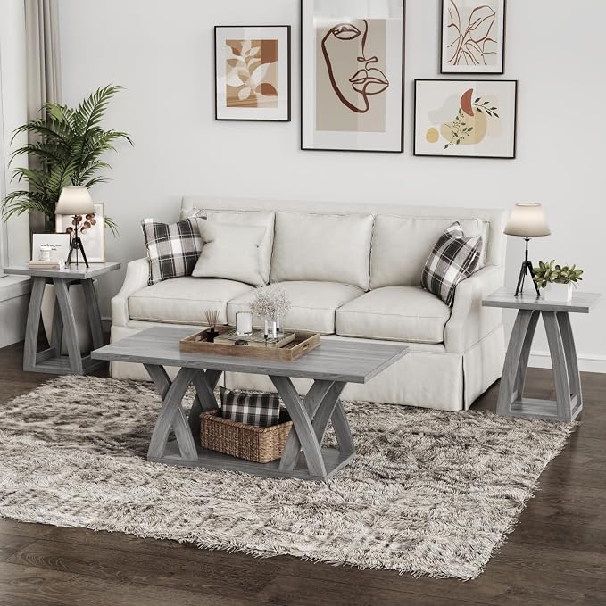 FROMJBEST End Tables Living Room, Side Table Beside Sofa, Nightstand - Image 8
