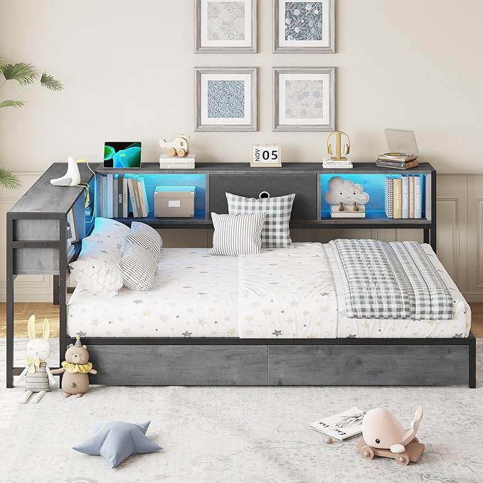 DICTAC Twin Corner Bed Frame - Image 2