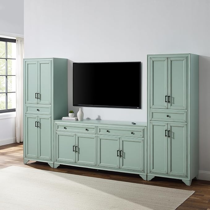 Crosley Furniture Tara 3-Piece Modern Farmhouse Sideboard Buffet Cabinet and - Image 10