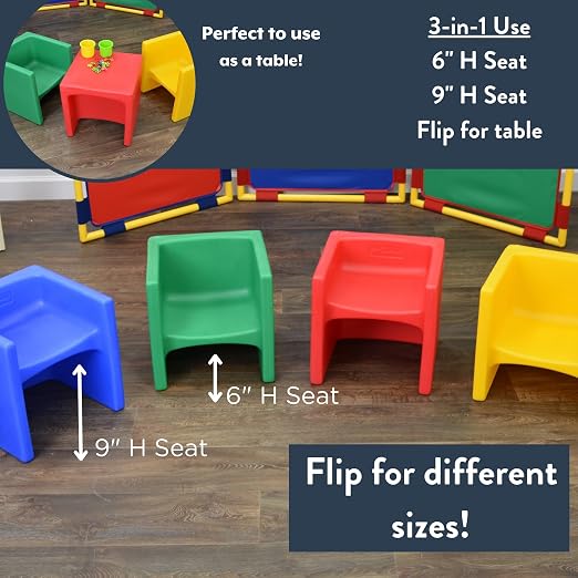 Children's Factory 3-in-1 Cube Chair - Image 8