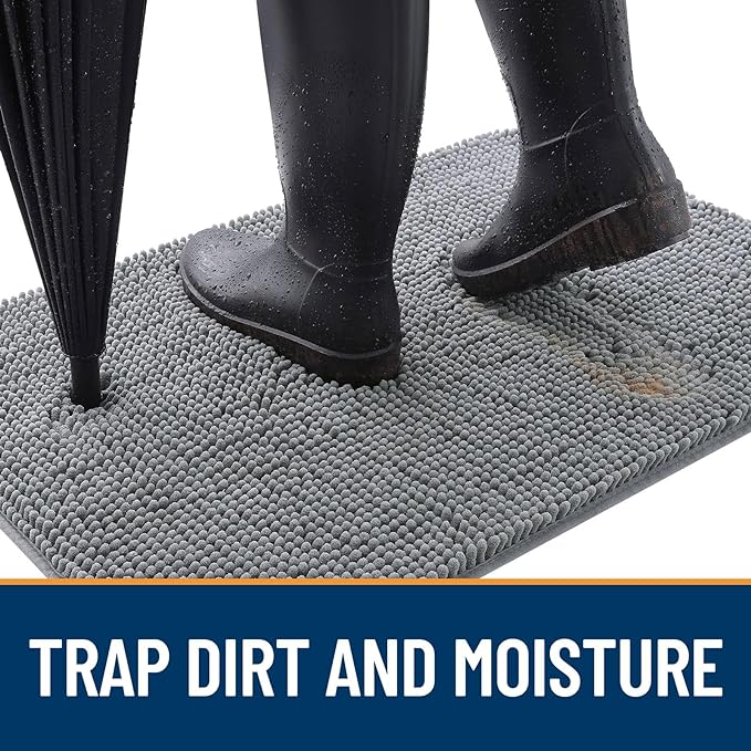OLANLY Dog Door Mat for Muddy Paws 30x20, Absorbs Moisture and Dirt, Absorbent - Image 2