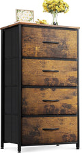 ODK Dresser for Bedroom with 4 Storage Drawers, Small Dresser Chest of Fabric by ODK