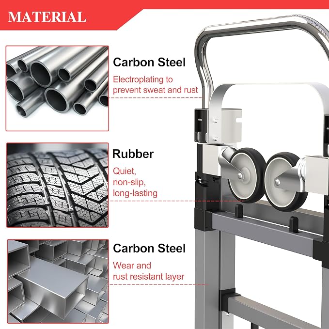 Suzhi Convertible Hand Truck Dolly Cart - Image 7