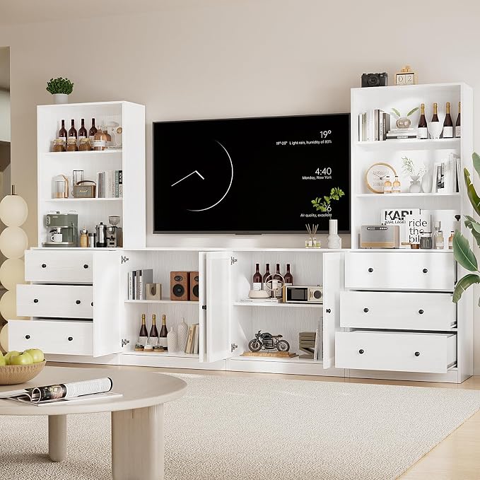 TUSY 71" Large TV Stand Set - Image 4