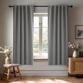Deconovo Blackout Curtains, Thermal Insulated, W42 x L63 2 Panels, Back Tab by Deconovo