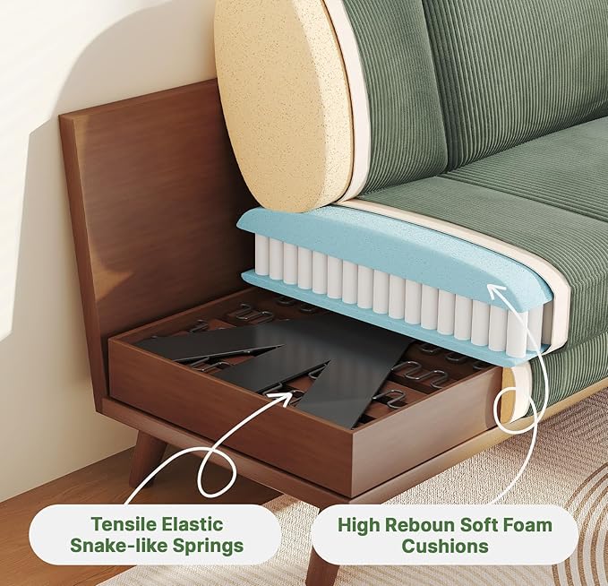 Vesgantti 68" Loveseat Sofa - Image 5