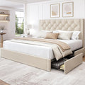LARMACE Queen Size Bed Frame by LARMACE