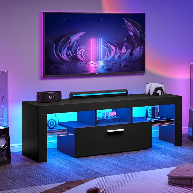 Clikuutory Modern Lighting 51 inch TV Stand - Image 2