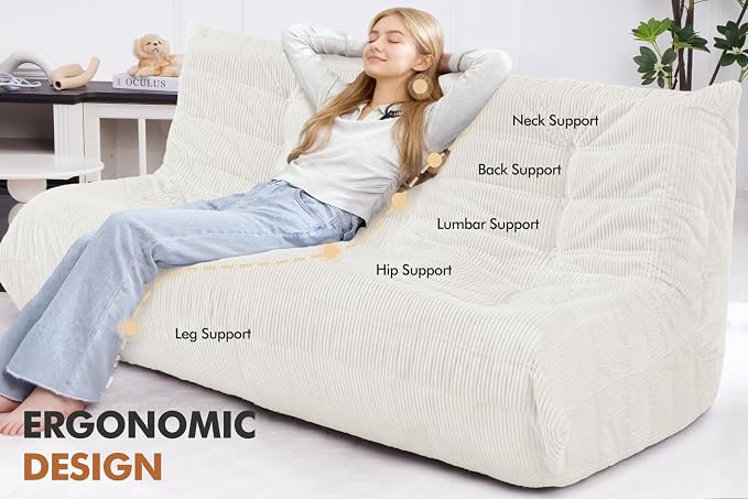 Bean Bag Chair, Giant Beanbag Chairs - Image 4