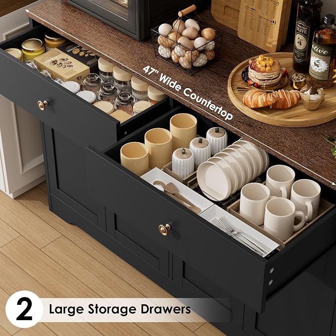 HIFIT 71" LED Kitchen Pantry Cabinet - Image 4