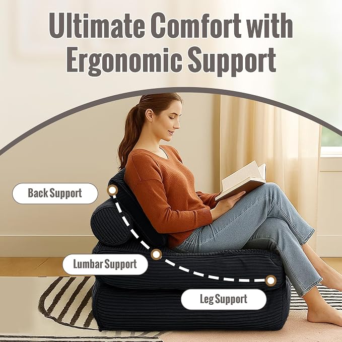 Folding Sofa Bed Convertible Sleeper Chair 33" - Image 5