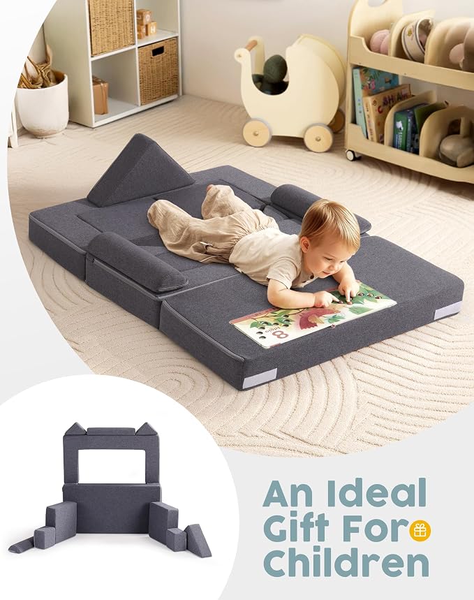 ROBUD Kids Couch, DIY-Style & Washable Toddler Sofa - Image 8