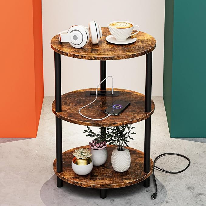 Small Round Side Table by RISWER