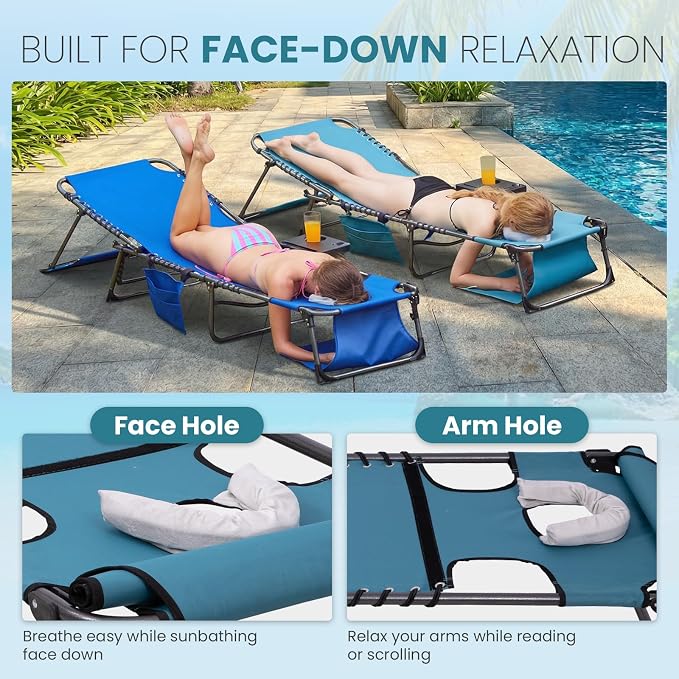 FUNDANGO Heavy Duty Tanning Chair - Image 4