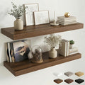 Dreamland Floating Shelves for Wall, 2 Pack Rustic Wooden Wall Shelves by Dreamland