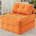 HABUTWAY Folding Sofa Bed, Convertible Sleeper Chair Bed w/Dual-Pillow & Handle by HABUTWAYMakeYourLifeComfortable