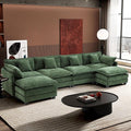 Ihanherry 146" U-Shaped Modern Sofa Modular Sectional Cloud Couch by iHanHerry