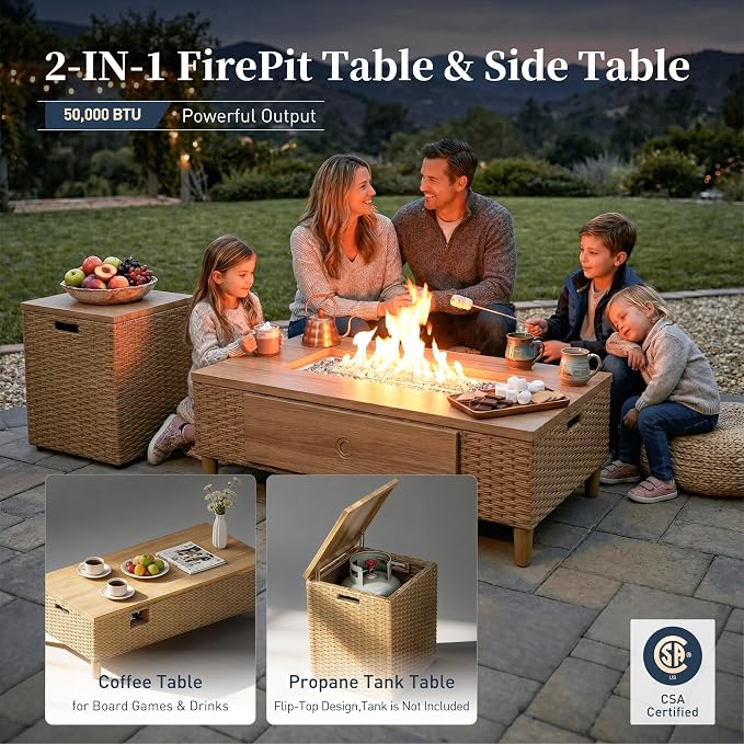 SUNSHINE VALLEY Patio Furniture Set, Sectional Outdoor Conversation Sets - Image 4