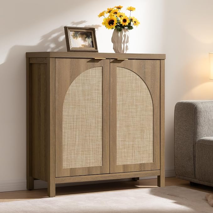 SICOTAS Rattan Sideboard Buffet Cabinet by SICOTAS