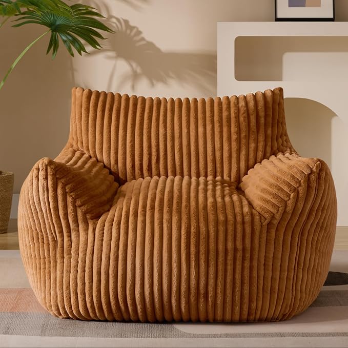 Giant Plush Bean Bag Chair for Adults by Gericco