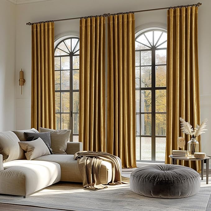 MIULEE Velvet Curtains 72 Inch Wide - Image 7