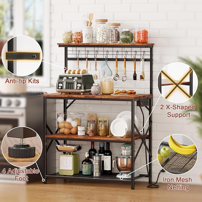 Furologee Kitchen Bakers Rack - Image 5