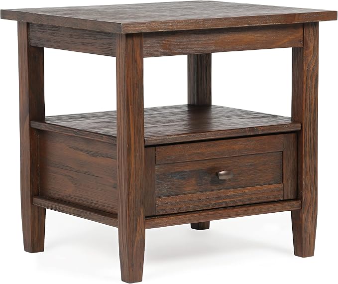 SIMPLIHOME Warm Shaker End Table by SimpliHome