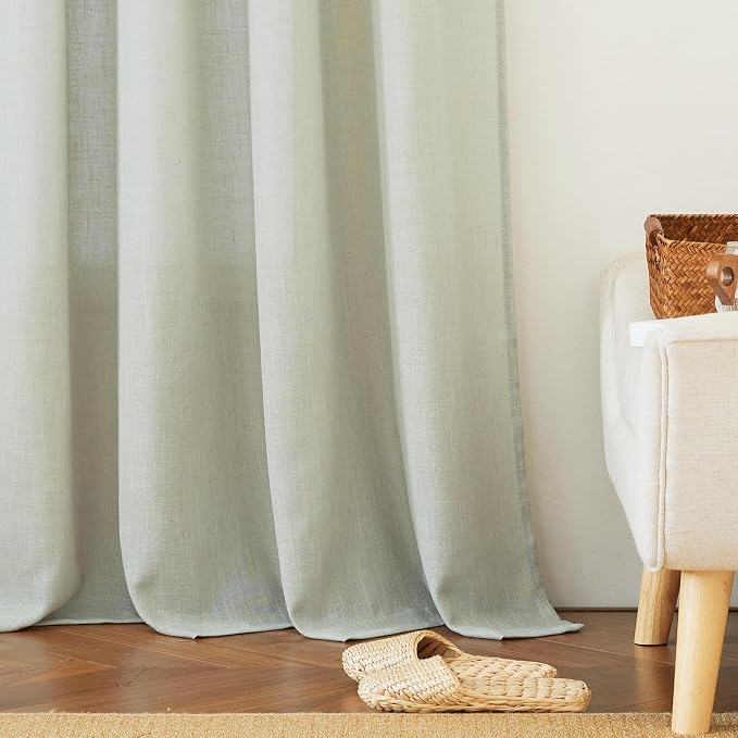 RYB HOME Linen Kitchen Curtains - Image 4