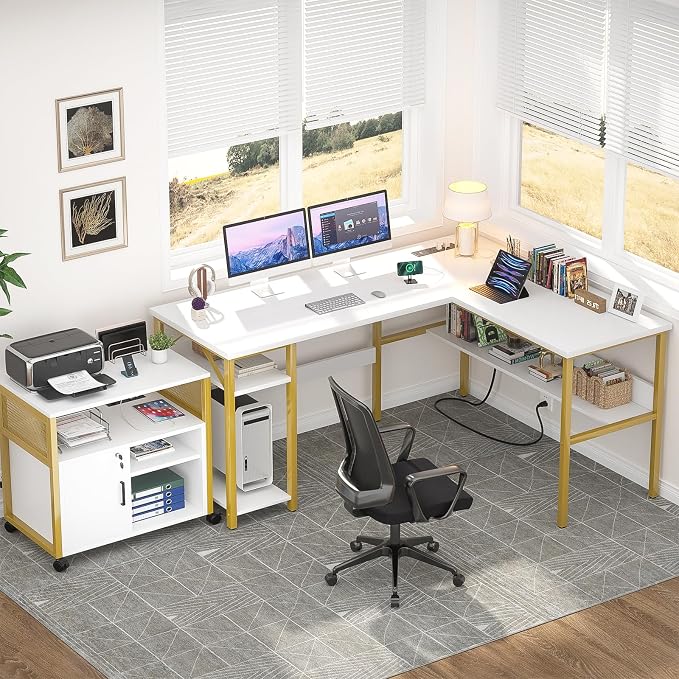 Unikito Reversible L Shaped Desk - Image 2