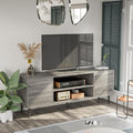 JUMMICO TV Stand for 65 Inch TV, Mid Century Modern TV Stand, Entertainment by JUMMICO