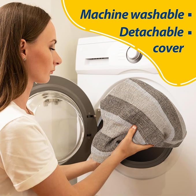 AAAAAcessories D-Shaped Chair Cushions, Machine-Washable Cover, Boldstripes - Image 4