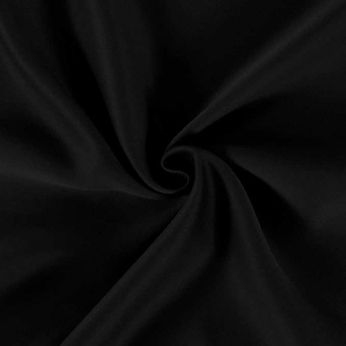 LEMOMO Black Blackout Curtains 34 x 54 Inch Length/Set of 2 Curtain - Image 5