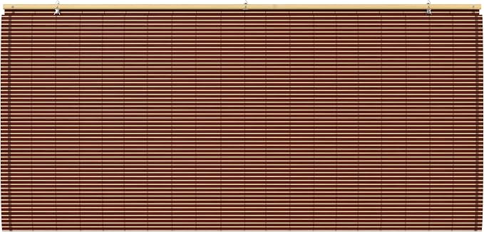 Red Lantern Bamboo Cordless Window Shade - Image 6