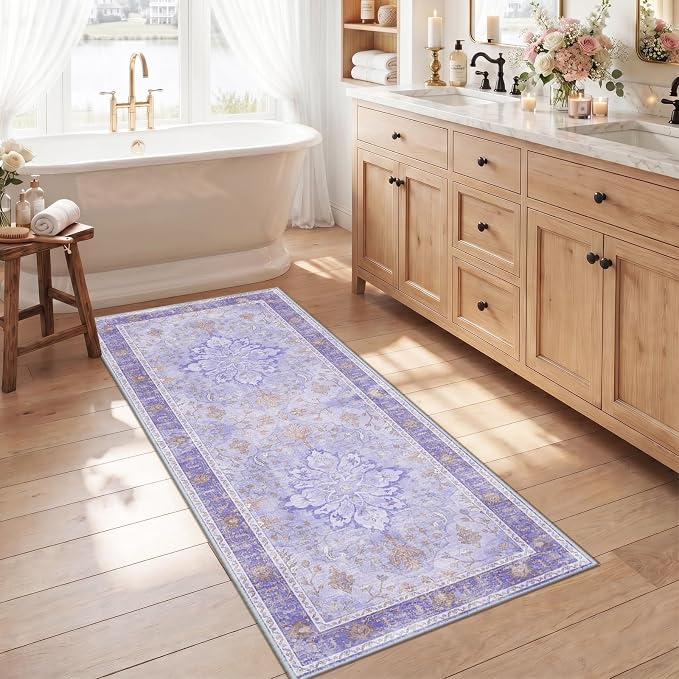 RELEANY Area Rugs 2'6"x5' Runner Rug Non Slip Washable by RELEANY