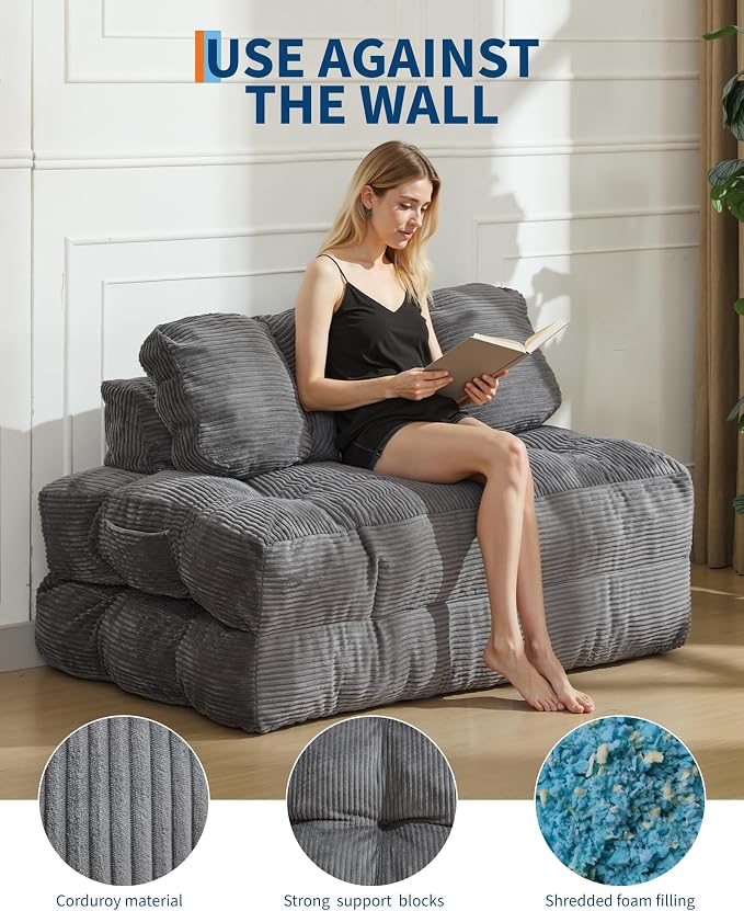 Folding Sofa Bed, Convertible Folding Out Sofa Bed - Image 6
