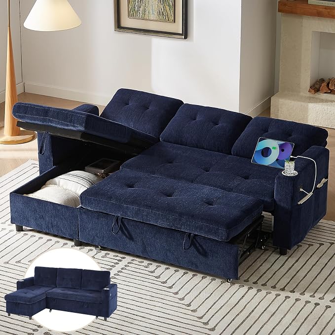 ONBRILL Sleeper Sofa, Pull Out Couch Bed by ONBRILL