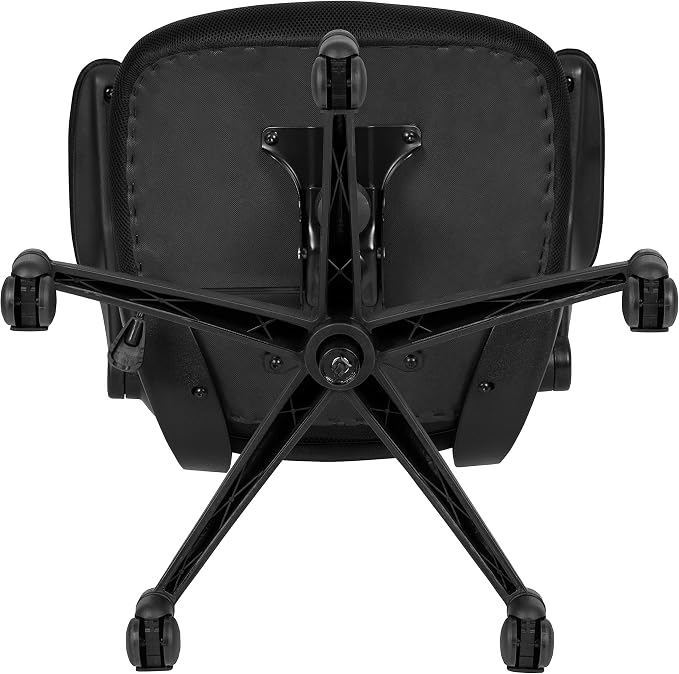 Flash Furniture Kelista Mid-Back Black Mesh Swivel Ergonomic Task Office Chair - Image 11