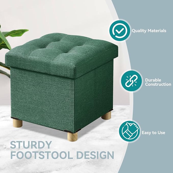 BRIAN & DANY Ottoman with Storage, Small Storage Ottoman - Image 5