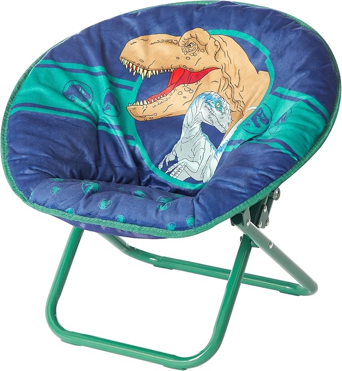 Jurassic World Dinosaur 19” Frame Folding Toddler Saucer™ Chair by IdeaNuovaCharacterShop