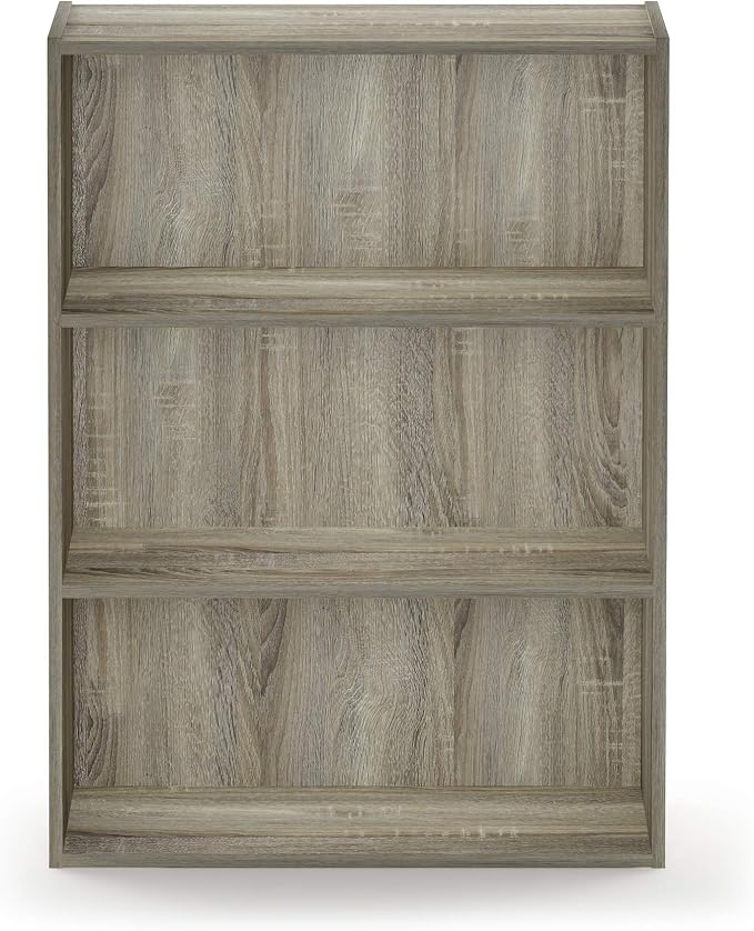 Furinno PASIR Book Shelf, 3-Tier Bookshelf, Storage Shelves Bookcase, 9.7 x - Image 7