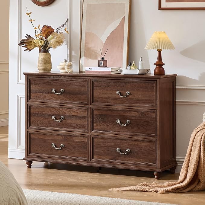Joaxswe Farmhouse 6 Drawers Dresser by Joaxswe