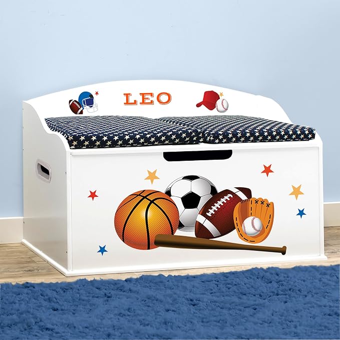 DIBSIES Personalized Creative Wonders Toy Box, 30 x 19.25 x 18 inches, by DIBSIES