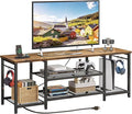 YGEOMER TV Stand for Up to 65 Inch TVs, Entertainment Center by YGEOMER