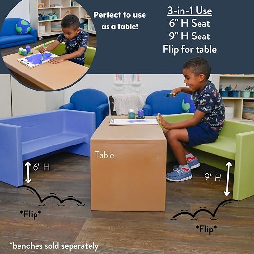 Children's Factory Adapta-Bench, Kids Flexible Seating, Preschool and Daycare - Image 8
