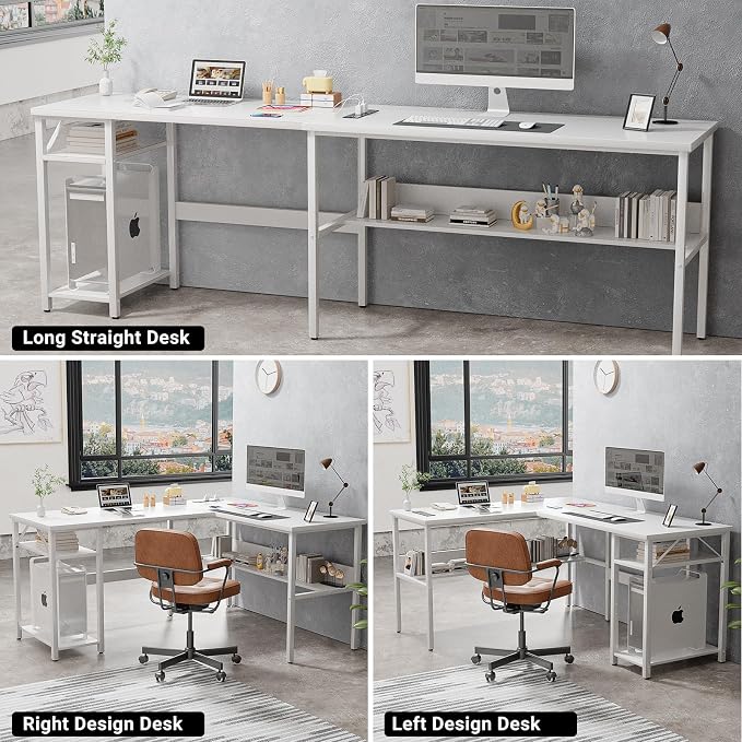 Unikito Reversible L Shaped Computer Desk - Image 6