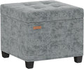 ABHENG Chenille Cover Steel Frame Ottoman by Liveinacomfortablehome