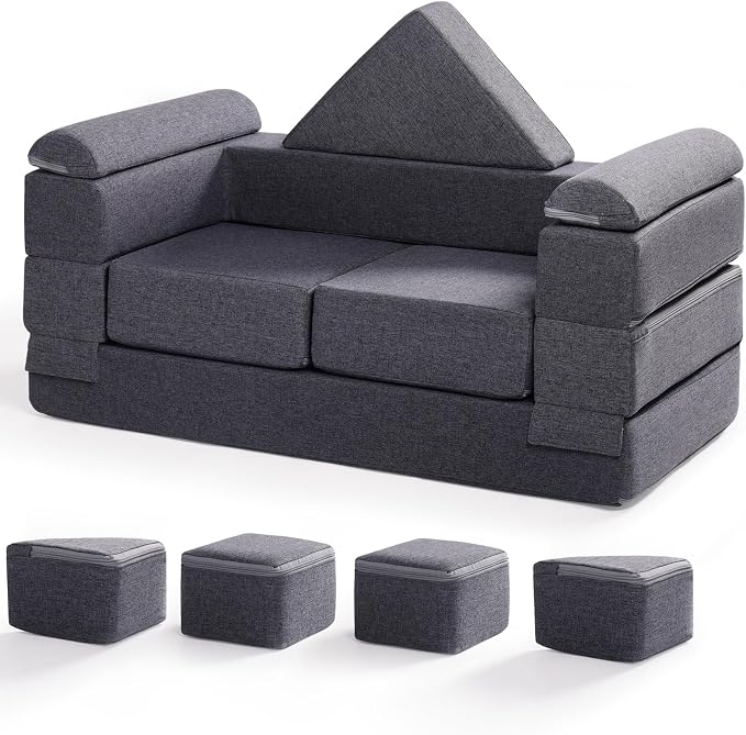 ROBUD Kids Couch, DIY-Style & Washable Toddler Sofa - Image 4